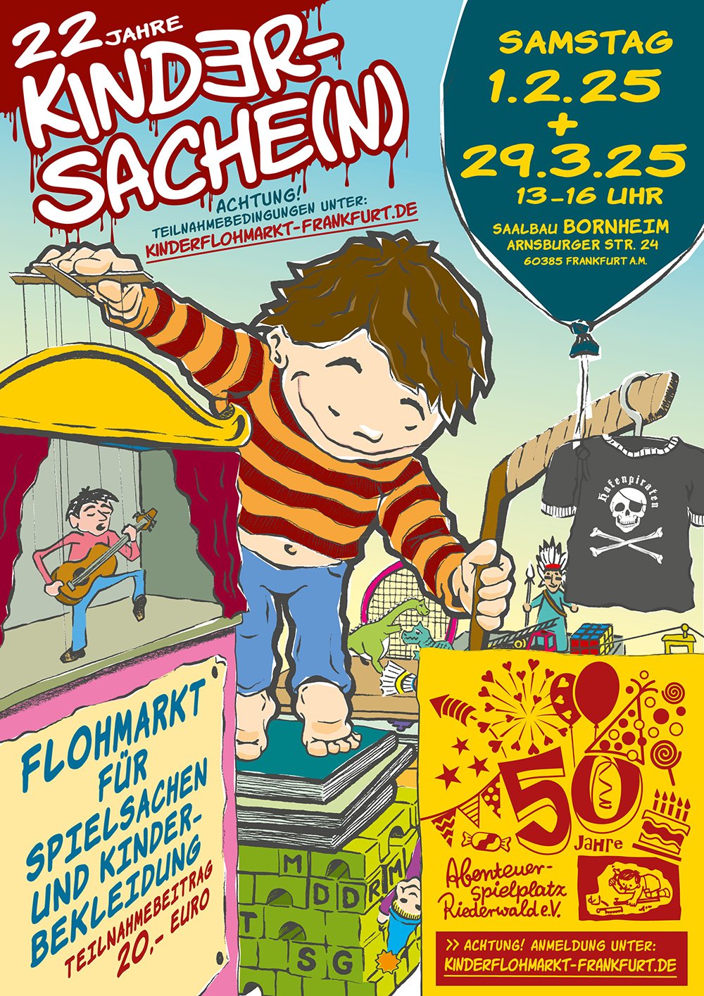 Kindersachen Flohmarkt Flyer